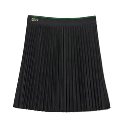 Chân Váy&nbsp;Nữ Lacoste Short Pleated Elastic Waist Skirt JF2701 031 Màu Đen Size M