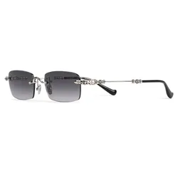 Gọng Kính Chrome Hearts Pills III Silver Black Sunglasses Màu Bạc Đen
