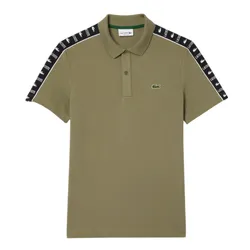 Áo Polo Nam Lacoste Regular Fit Stretch Petit Pique Polo Shirt PH7398 - BMY Màu Xanh Khaki Size 5