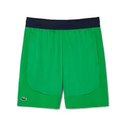 Quần Short Nam Lacoste Tennis Shorts Ultra Dry Stretch Material GH8950 - SIW Màu Xanh Lá Size 5
