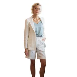 Quần Short Nữ F2 Fashion & Freedom Linen New Power In QS33-T-S-0820 Màu Trắng Size S