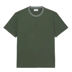 Áo Thun Nam Lacoste Embroidered Cotton Jersey T-Shirt TH0124 - HCF Màu Xanh Rêu Size 4
