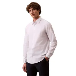 Áo Sơ Mi Nam Calvin Klein CK Long-Sleeved 4LB148G - 110 Màu Trắng Size XS