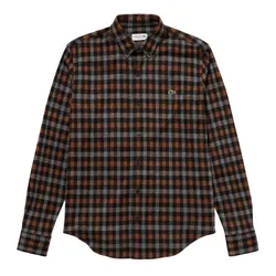 Áo Sơ Mi Dài Tay Nam Lacoste Checked Jersey Shirt Regular CH8406 - 031 Phối Màu Size 39