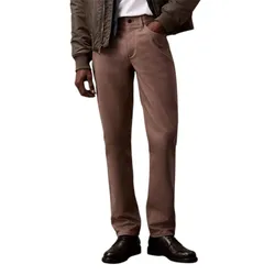 Quần Kaki Nam Calvin Klein CK Jean Slim Fit 40VM614 - 034 Màu Nâu Đất Size 32