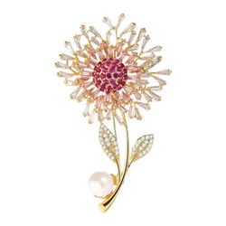 Cài Áo Nữ Meri Sunlit Dandelion BR56 Màu Hồng