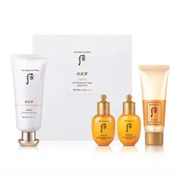Set Kem Chống Nắng Whoo Gongjinhyang Fresh UV Protective Cream SPF50+/PA++++ 4 Món