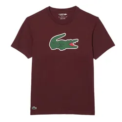 Áo Thun Nam Lacoste Ultra Dry Logo Sport T-Shirt TH7513 - IDC Màu Đỏ Đô Size 3