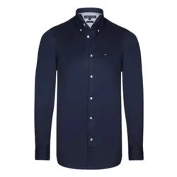Áo Sơ Mi Dài Tay Nam Tommy Hilfiger Men's Shirt ALAN CHK CF2 / 887820092 Màu Xanh Than Size S
