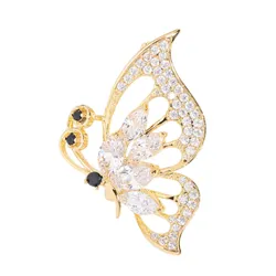 Cài Áo Nữ Meri Little Butterfly BR301 Màu Vàng