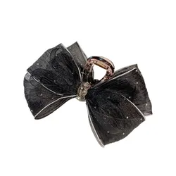 Kẹp Tóc Nữ Meri Nocturne Bow HC233 Màu Đen/ Vàng Hồng