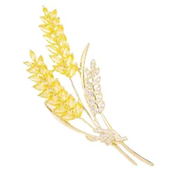 Cài Áo Nữ Meri Golden Season BR36 Màu Vàng