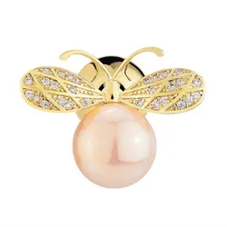 Pin Cài Áo Nữ Meri Sweet Honeybee BR67 Màu Vàng Gold