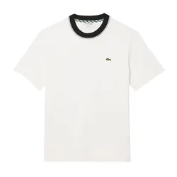 Áo Thun Nam Lacoste French Made Classic Fit T-shirt TH3837-70V Màu Trắng Size 5