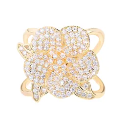 Cài Khăn Nữ Meri Pink Blossom BR878-V Màu Vàng