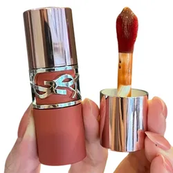 Son Kem Yves Saint Laurent YSL Lovenude Lip Stain 520 Cinnamon Kiss Màu Đỏ Cam