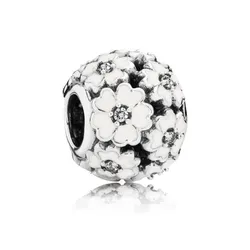 Hạt Vòng Charm Pandora Primrose Meadow Charm 791488EN12 Màu Bạc