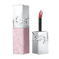 Son Bóng Yves Saint Laurent YSL The Inks Vinyl Cream Limited 445 Ring Me Pink Màu Hồng Đào 5.5ml
