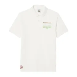 Áo Polo Lacoste X Roland Garros Club Man Shirt PH8742 70V Màu Trắng Size 2