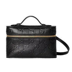 Túi Đeo Chéo Nữ Gucci GG Emblem Small Bag 815949 AAEEM 1000 Màu Đen