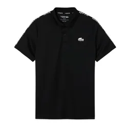 Áo Polo Nam Lacoste Sport Ultra Dry Landscape Crocodile Shirt Regular Fit DH6304 031 Màu Đen Size 3