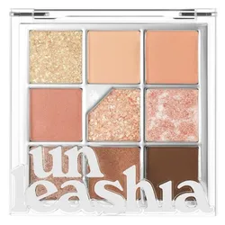 Bảng Phấn Mắt 9 Ô Unleashia Glitterpedia Eye Palette Tone No.3 All Of Coralpink