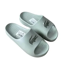 Dép Nam Lacoste Men's Serve Slide 2.0 Màu Xanh Nhạt Size 39.5