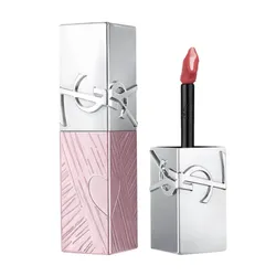 Son Kem Yves Saint Laurent YSL The Inks Vinyl Cream Limited 445 Ring Me Pink Màu Hồng Đào
