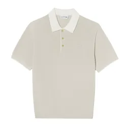 Áo Polo Nam Lacoste Short Sleeve Sweater Shirt Regular Fit PH943E I18 Beige&nbsp;Màu Be Size 3