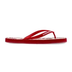 Dép Dsquared2 Red Flip Flops With Logo FFW0001 17208751 M4236 Màu Be Đỏ Size 41