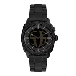 Đồng Hồ Nam Fossil&nbsp;Machine Big Tic 41mm Black Stainless Steel Watch FS6156 Màu Đen