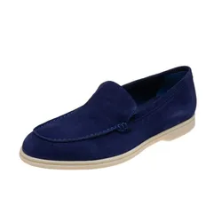 Giày Lười Nam Germano Bellesi Da Lộn 345 Màu Xanh Đậm Size 39.5