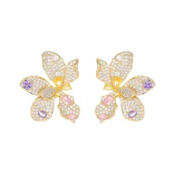 Khuyên Tai Nữ Kya Jewel Dancing Orchid KE23-V Màu Vàng