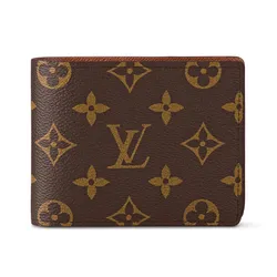 Ví Nam Louis Vuitton LV Multiple Wallet M60895 Màu Nâu Họa Tiết