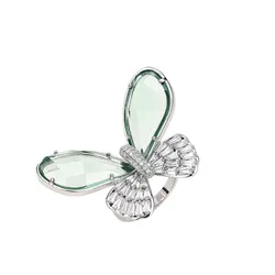 Nhẫn Nữ Kya Jewel Misty Butterfly KR4 Màu Bạc/Xanh