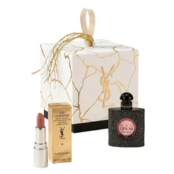 Set&nbsp;Nước Hoa Nữ + Son Môi YSL Yves Saint Laurent Black Opium Deluxe Lip & Perfume Set Eau De Parfum&nbsp;2 Món