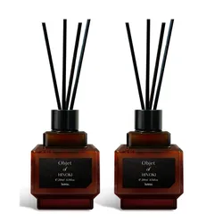 Set 2 Chai Tinh Dầu Nước Hoa Khuếch Tán Hương Thơm Hetras Objet Diffuser Hinoki (2 x 200ml)