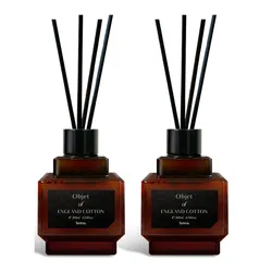 Set 2 Chai Tinh Dầu Nước Hoa Khuếch Tán Hương Thơm Hetras Objet Diffuser England Cotton (2 x 200ml)