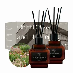 Set 2 Chai Tinh Dầu Nước Hoa Khuếch Tán Hương Thơm Hetras Objet Diffuser Flower Gardener (200ml x 2)