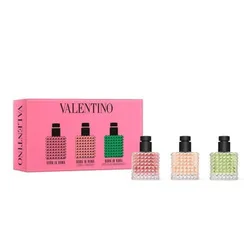 Set Nước Hoa Nữ Valentino EDP Mini Born In Roma + Coral Fanatasy + Green Stravaganza (3 x 6 ml)