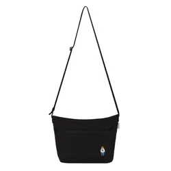 Túi Đeo Chéo&nbsp;WHOAU Steve Nylon Sacoche Bag WHBGG2511A-19-Black Màu Đen