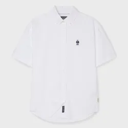 Áo Sơ Mi Nữ WHOAU Steve Oxford Shirts Slim Fit WHYWG2552F-White Màu Trắng