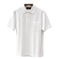 Áo Polo Nam Gucci White Polo Shirt With Chest Pocket 854633 XJHOH 9051 Màu Trắng Size M