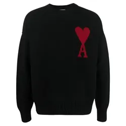 Áo Nỉ Ami Paris BFUKS006018-009 Màu Đen Size XS