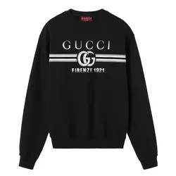 Áo Nỉ Sweater Nam Gucci Sweatshirt 784413 XJGKQ 1152 Màu Đen Size S