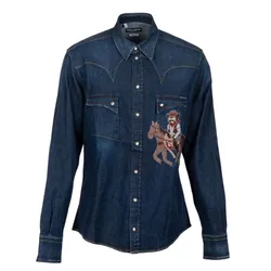 Áo Khoác Nam Dolce & Gabbana D&G G5DQ0Z G8T38 S9001 Màu Xanh Denim Size 41
