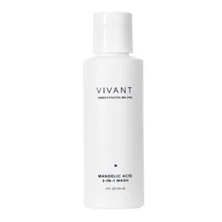 Sữa Rửa Mặt Hỗ Trợ Làm Sáng Da, Giảm Mụn Vivant Skincare Mandelic Acid 3-in-1 Wash 115ml