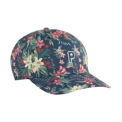 Mũ Puma X Palm Tree Crew Floral Tech Golf 02610001 Xanh Họa Tiết Size OSFW