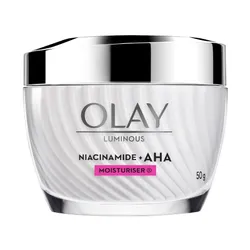 Kem Dưỡng Ẩm Hỗ Trợ Dưỡng Sáng Olay Luminous Niacinamide AHA 50g