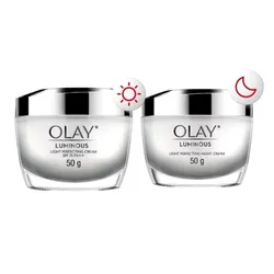 Set Kem Dưỡng Sáng Da Ban Ngày + Ban Đêm Olay Luminous 50gx2
